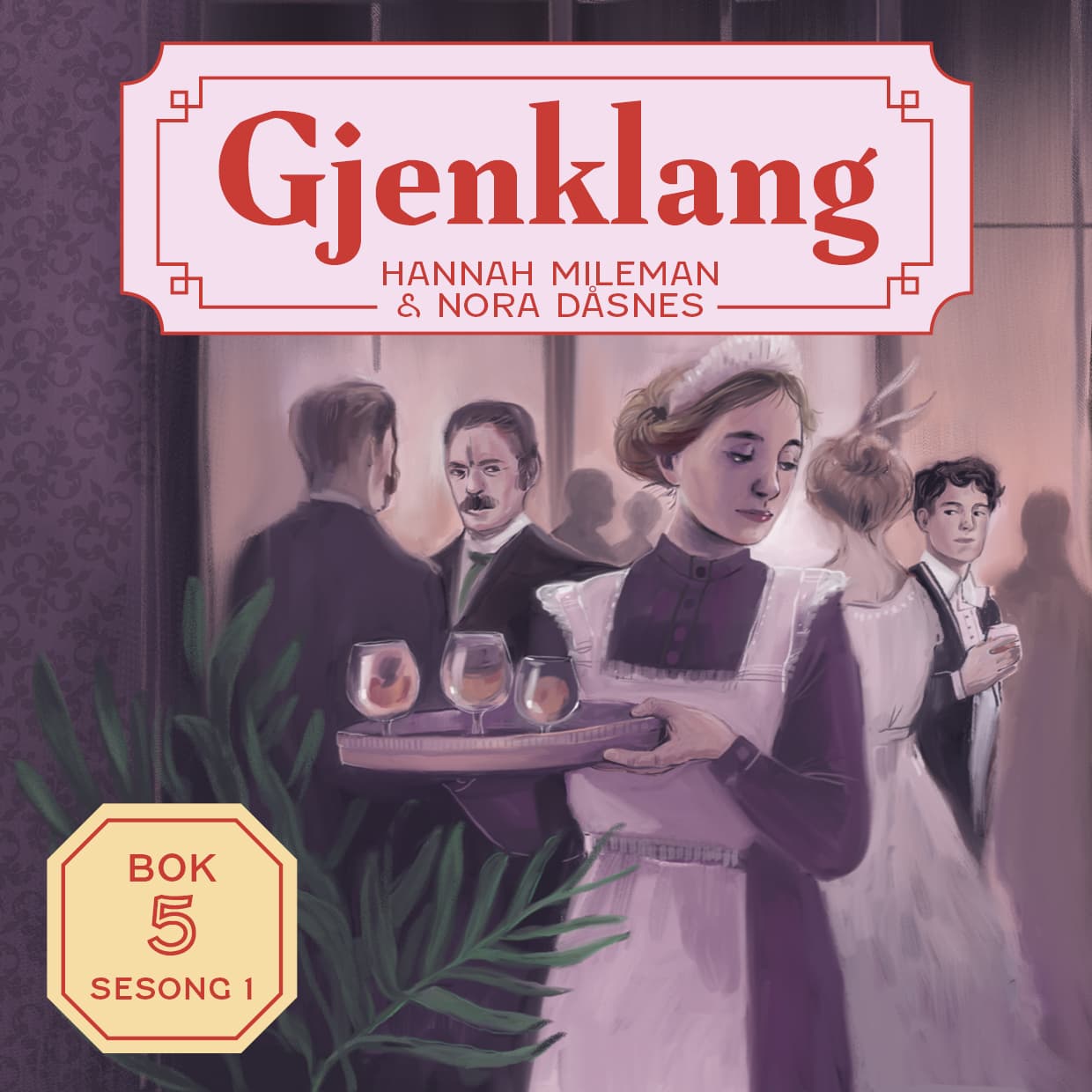 Omslag Høst i Kristiania av Nora Dåsnes og Hannah Mileman (Lydbok)