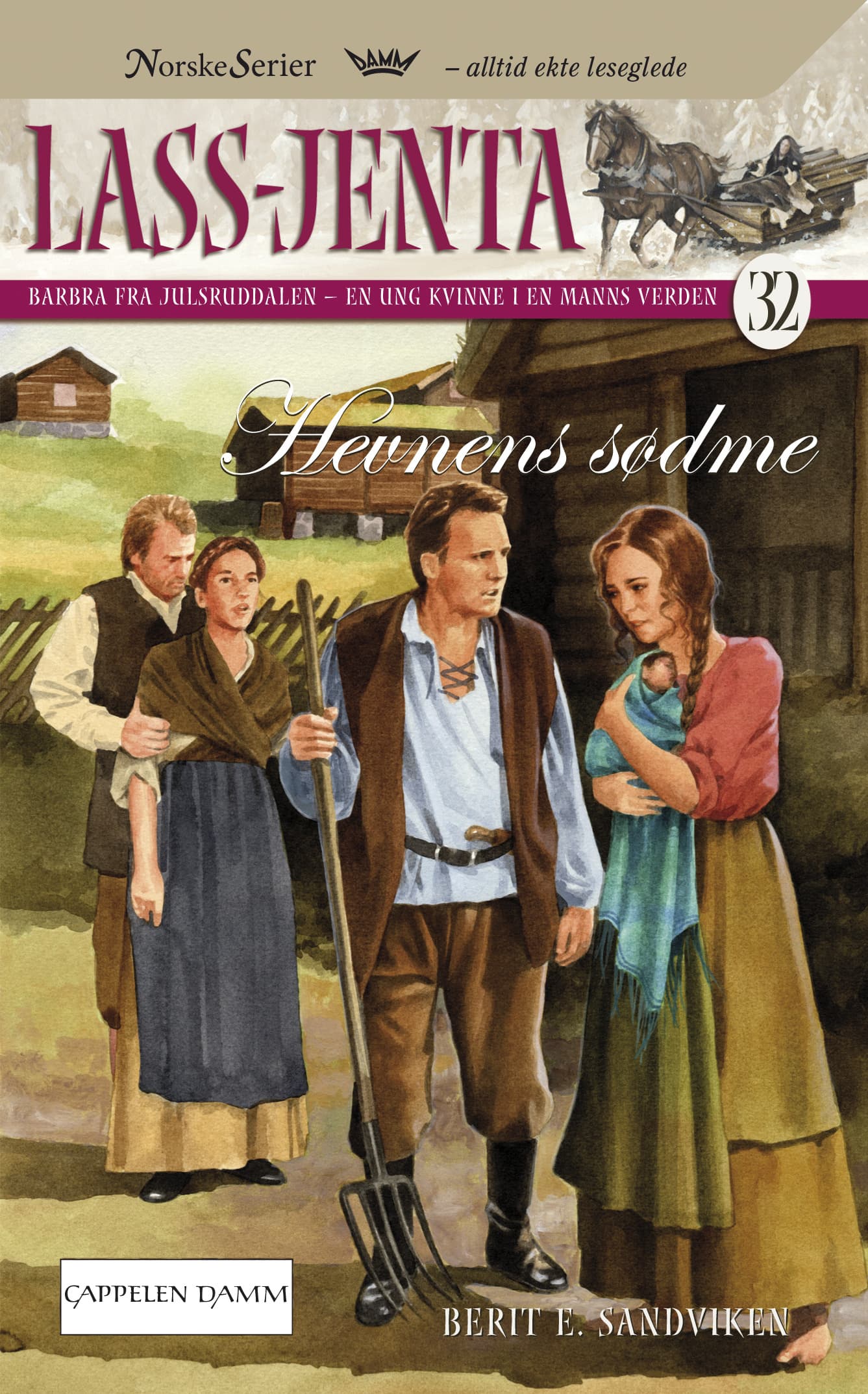 Omslag Hevnens sødme av Berit Sandviken (Ebok)