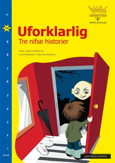 Omslag av "Damms leseunivers 2 Opplevelse: Uforklarlig. Tre nifse historier"