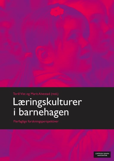 Omslag av "Læringskulturer i barnehagen"