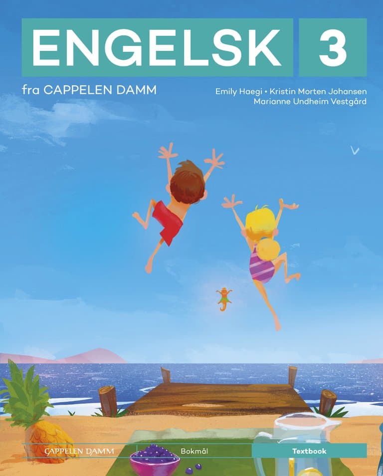 Omslag Engelsk 3 fra Cappelen Damm Textbook av Emily Haegi, Kristin Morten Johansen og Marianne Undheim Vestgård (Innbundet)
