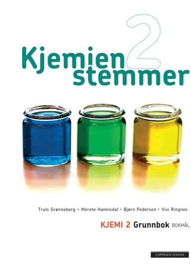 Omslag av "Kjemien stemmer Kjemi 2 Grunnbok (2013)"