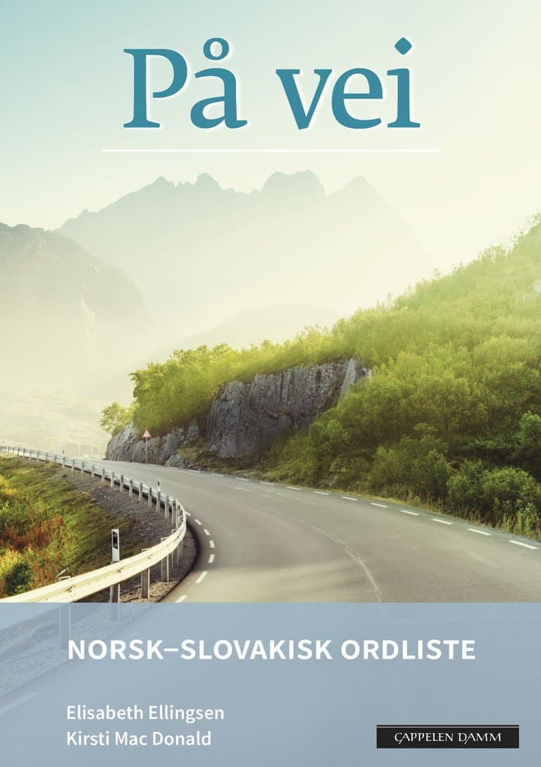 Omslag På vei Norsk-slovakisk ordliste (2018) av Elisabeth Ellingsen og Kirsti Mac Donald (Heftet)