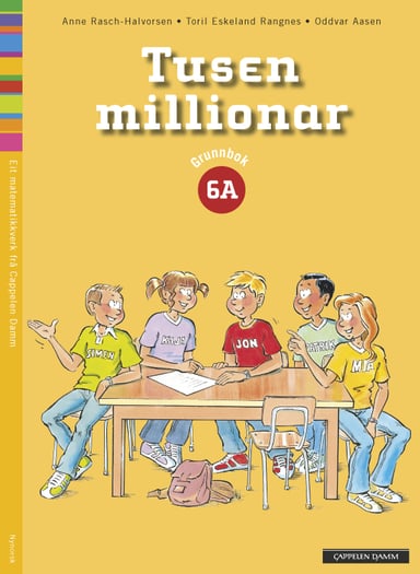 Omslag av "Tusen millionar 6A Grunnbok"