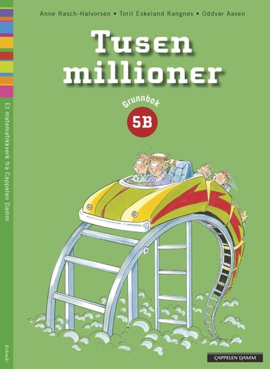 Omslag av "Tusen millioner 5B Grunnbok"
