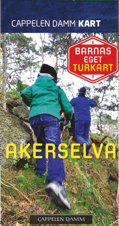 Omslag av "Akerselva. Barnas eget turkart nr 1."
