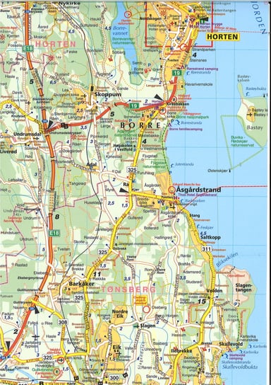 Omslag av "Vestfold veggkart (CK 53)"