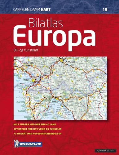 Omslag av "Europa bilatlas (CK 18) 2023"