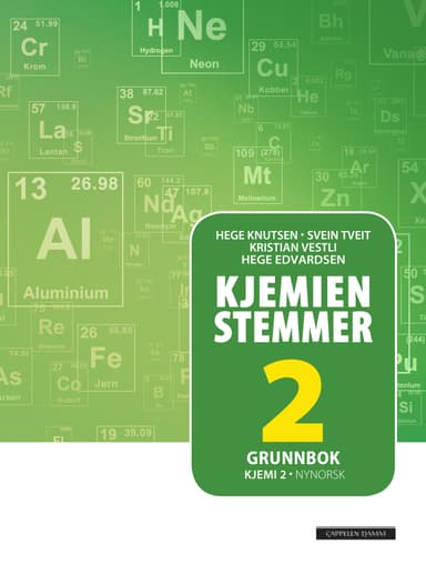 Kjemien stemmer Kjemi 2 Grunnbok (2019)