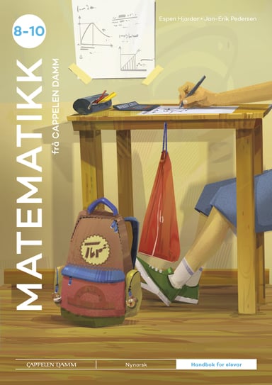 Omslag av "Matematikk 8-10 fra Cappelen Damm Håndbok for elever"
