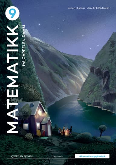 Matematikk 9 frå Cappelen Damm Alternativ oppgåvebok
