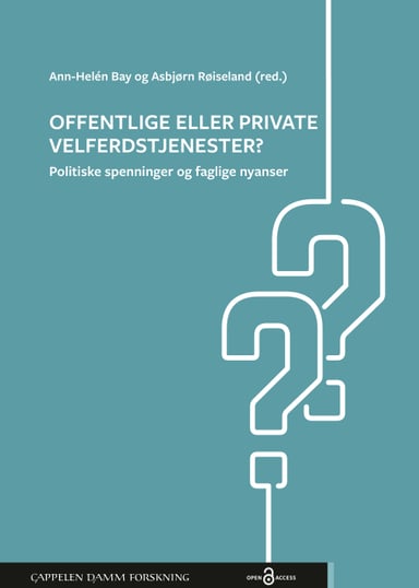 Omslag av "Offentlige eller private velferdstjenester?"