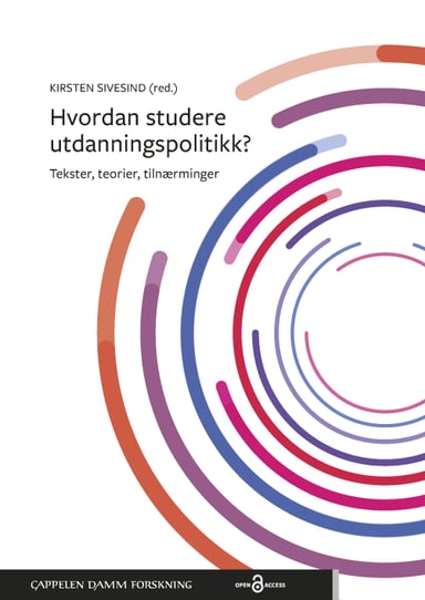 Omslag av "Hvordan studere utdanningspolitikk?"