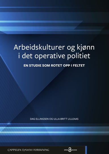 Omslag av "Arbeidskulturer og kjønn i det operative politiet"