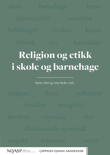 Omslag av "Religion og etikk i skole og barnehage"