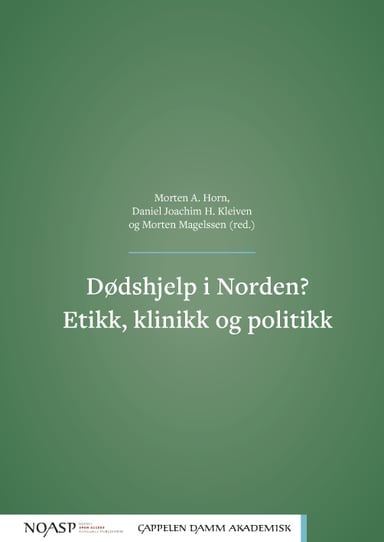 Omslag av "Dødshjelp i Norden? Etikk, klinikk og politikk"