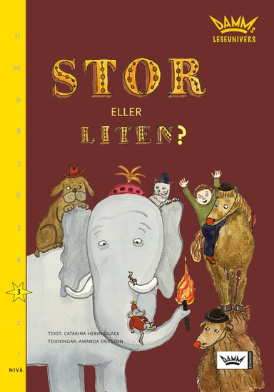 Omslag av "Damms leseunivers 1: Stor eller liten?"