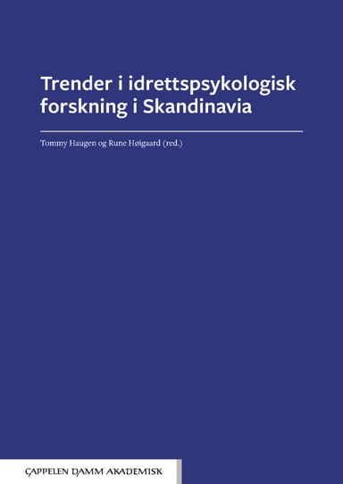 Omslag av "Trender i idrettspsykologisk forskning i Skandinavia"