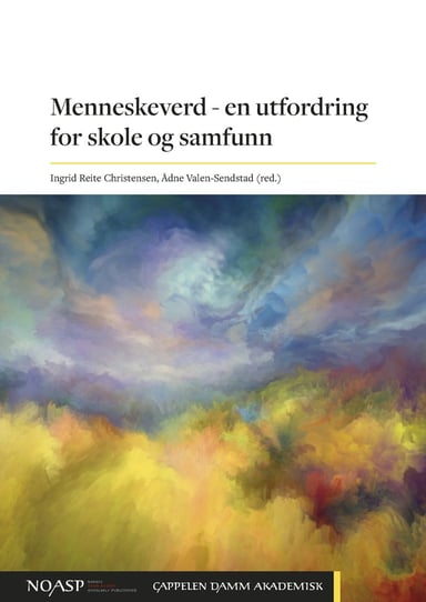 Omslag av "Menneskeverd – en utfordring for skole og samfunn"