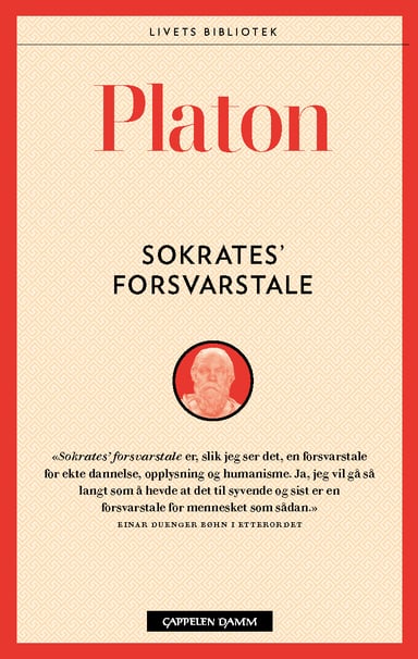 Omslag av "Sokrates' forsvarstale"
