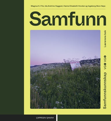 Omslag av "Samfunn Lærerens bok (2025)"