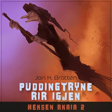 Omslag av "Puddingtryne rir igjen"