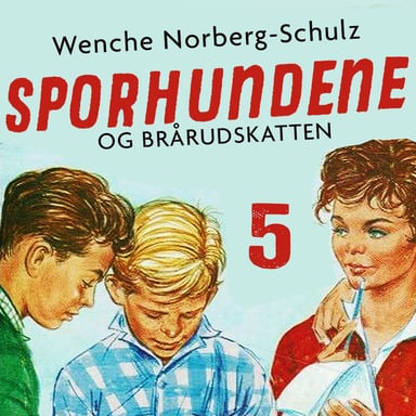 Omslag av "Sporhundene og Brårudskatten"