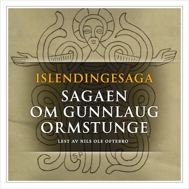 Omslag av "Sagaen om Gunlaug Ormstunge"