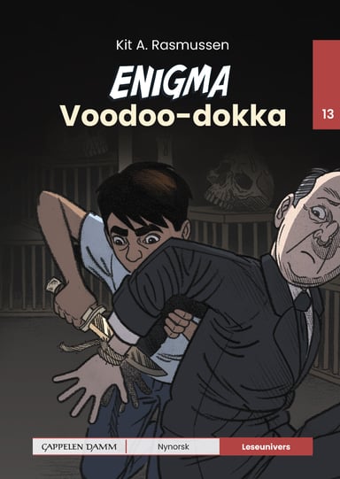 Omslag av "Leseunivers 13: Enigma - Voodoo-dokka"