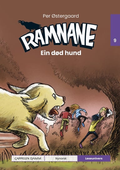 Omslag av "Leseunivers 9: Ramnane – Ein død hund"