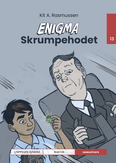 Omslag av "Leseunivers 13: Enigma - Skrumpehodet"