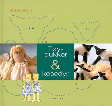 Omslag av "Tøydukker og kosedyr"
