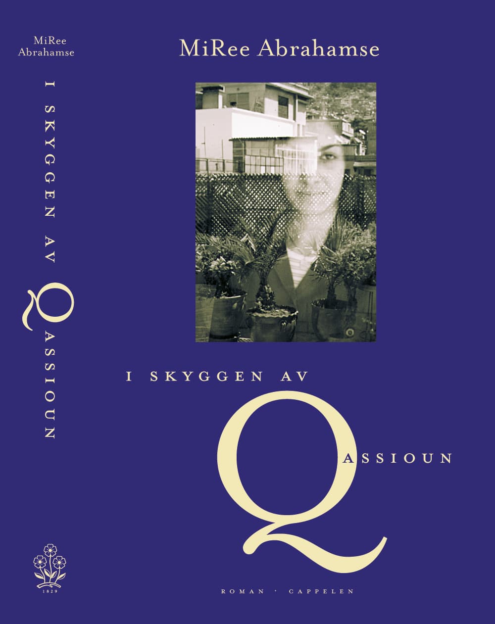 Omslag I skyggen av Qassioun av MiRee Abrahamsen (Innbundet)