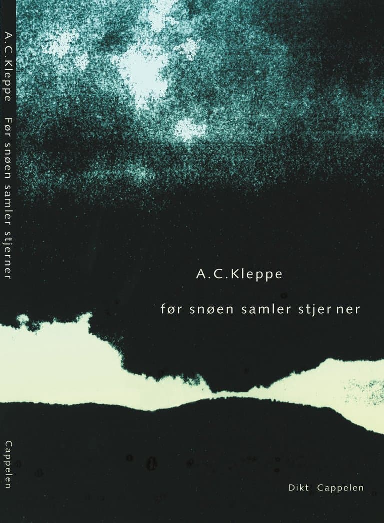 Omslag Før snøen samler stjerner av A.C. Kleppe (Heftet)