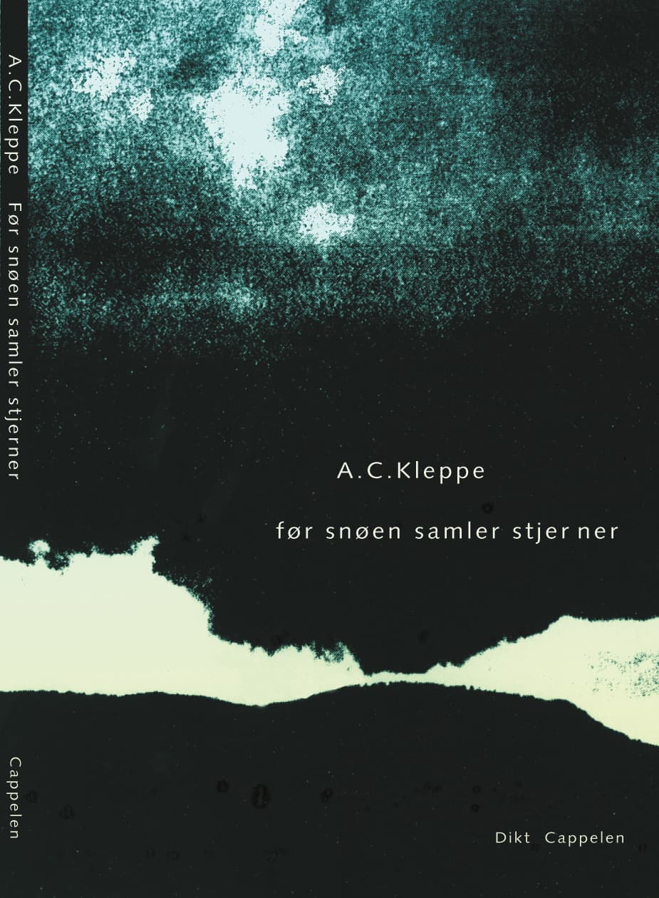 Omslag Før snøen samler stjerner av A.C. Kleppe (Heftet)