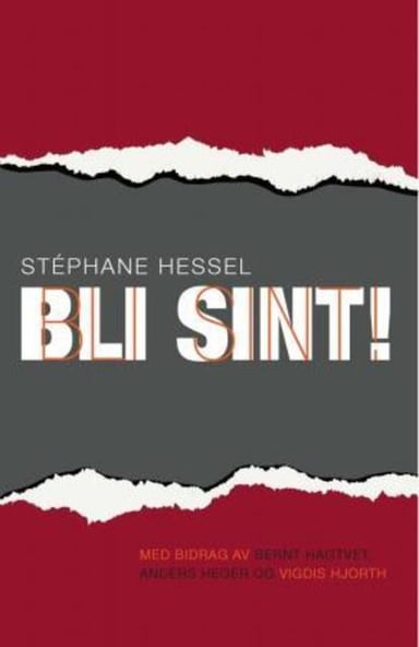 Omslag av "Bli sint!"