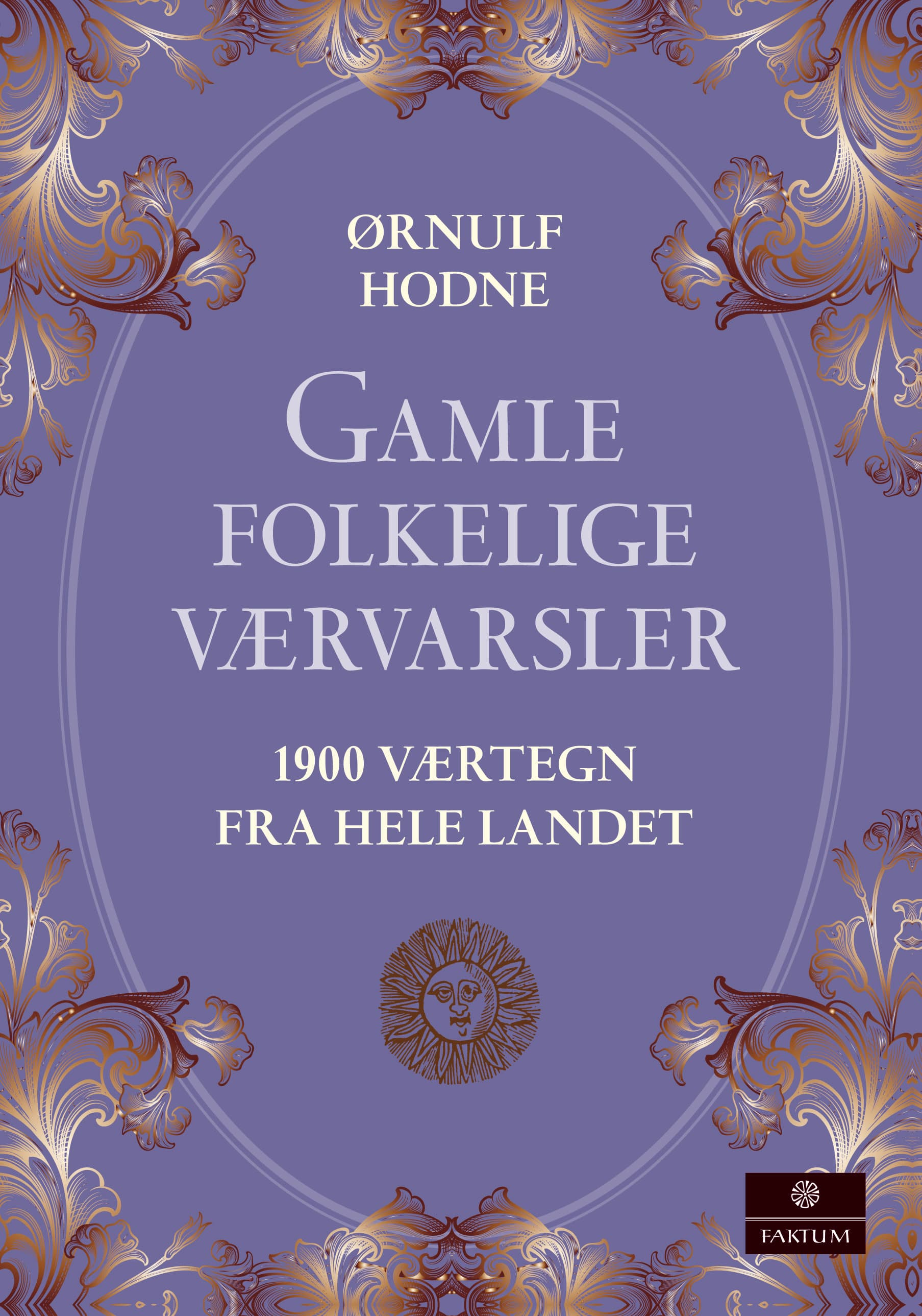 Omslag Gamle folkelige værvarsler av Ørnulf Hodne (Innbundet)