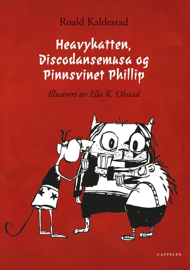 Omslag av "Heavykatten, Discodansemusa og Pinnsvinet Phillip"
