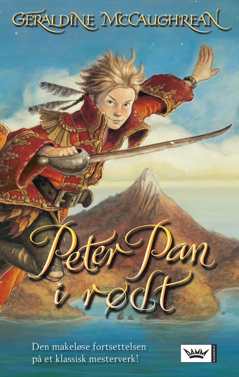 Omslag Peter Pan i rødt av Geraldine McCaughrean (Innbundet)
