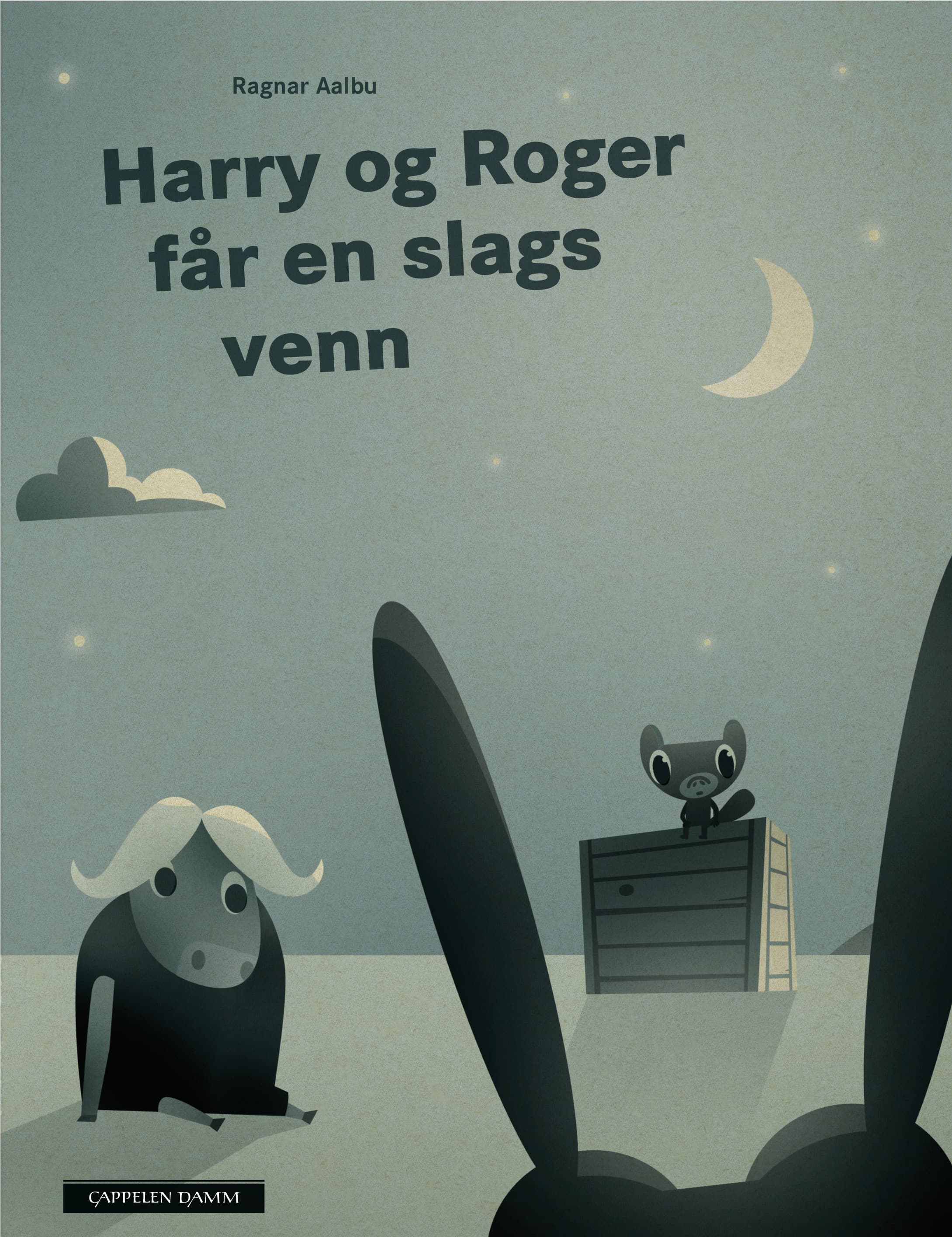 Omslag Harry og Roger får en slags venn av Ragnar Aalbu (Innbundet)