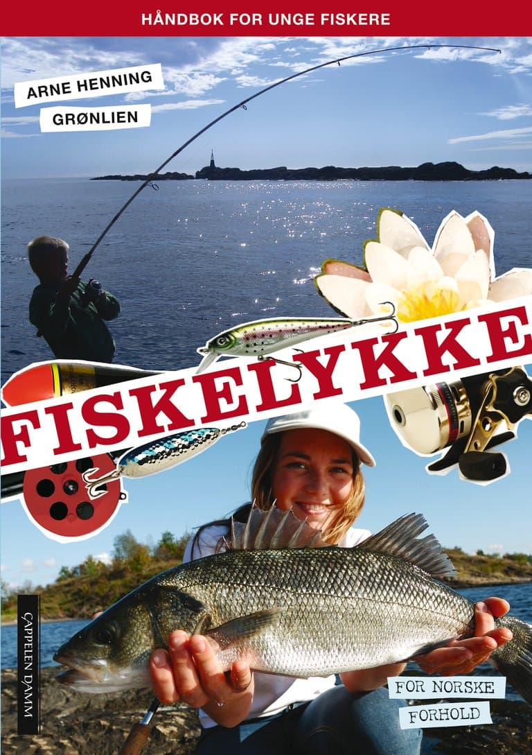 Omslag Fiskelykke av Arne Henning Grønlien (Innbundet)