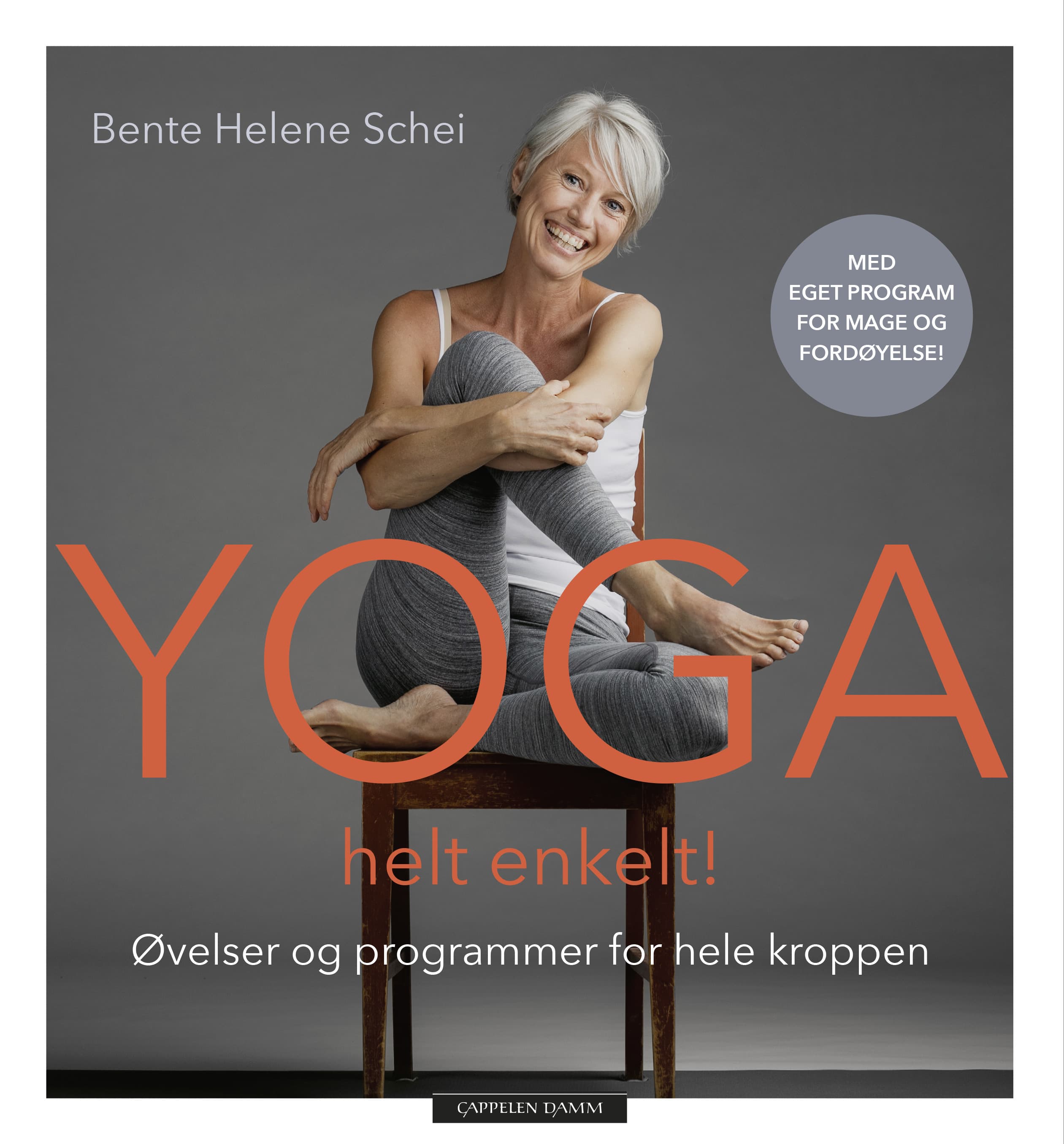 Omslag Yoga helt enkelt! av Bente Helene Schei (Innbundet)