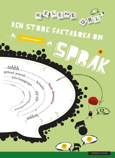 Omslag av "Den store faktaboka om språk - ny utgave"