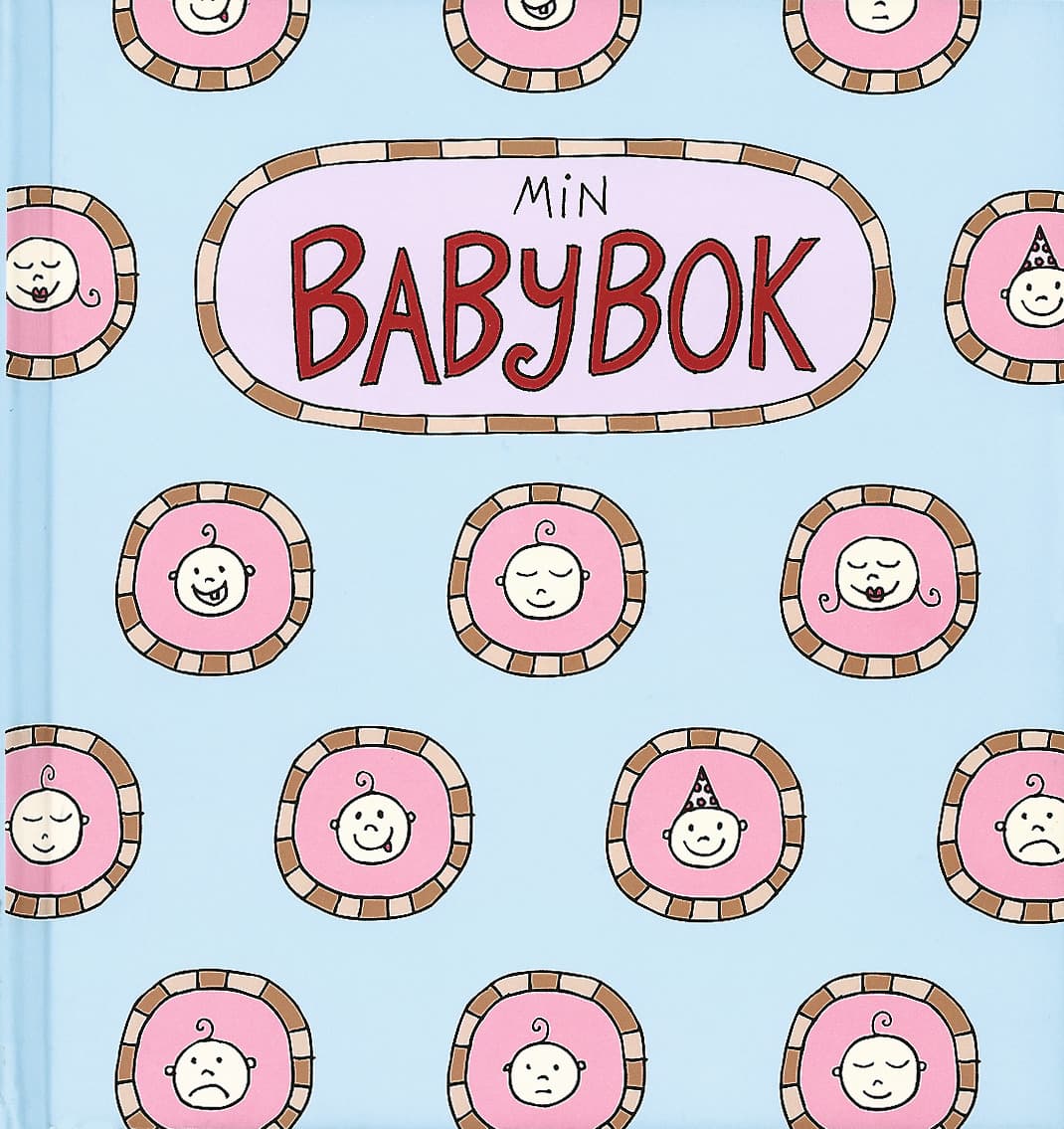 Omslag Min babybok av Charise Harper (Innbundet)