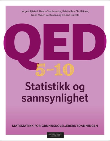 Omslag av "QED 5–10: Statistikk og sannsynlighet"