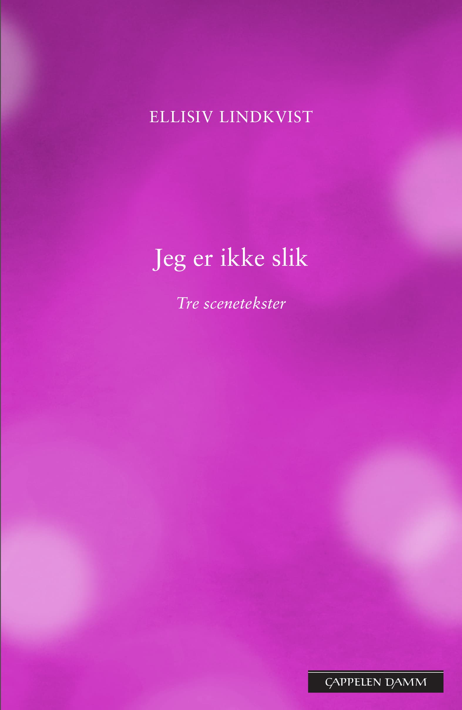 Omslag Jeg er ikke slik av Ellisiv Lindkvist (Ebok)