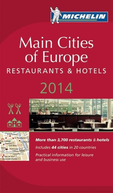 Omslag av "Byer i Europa 2014 (MI rød guide)"