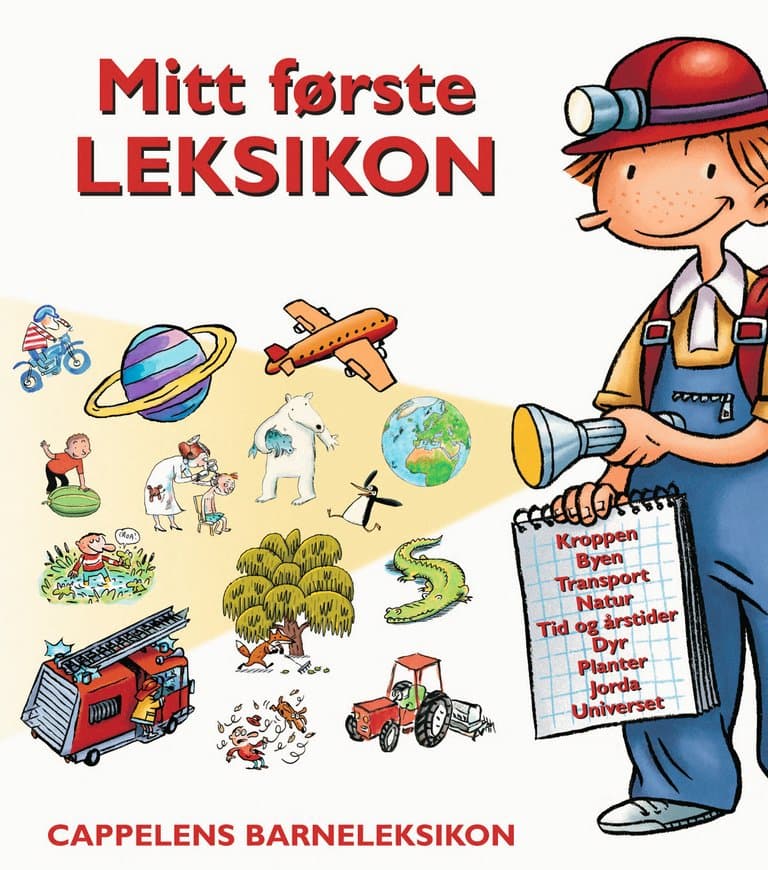 Omslag Mitt første leksikon (Innbundet)