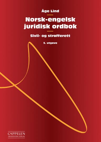 Norsk-engelsk juridisk ordbok