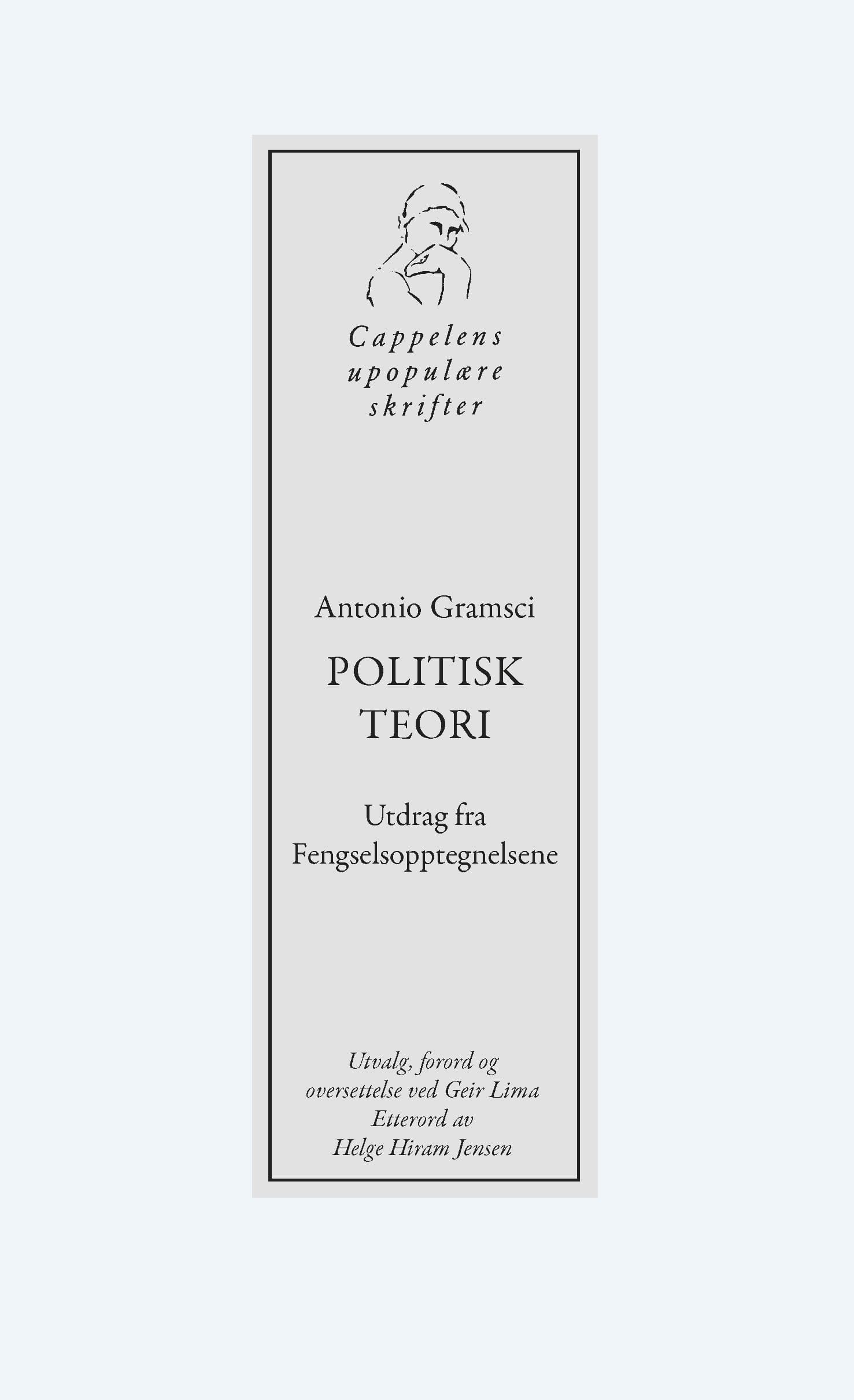 Omslag Politisk teori av Antonio Gramsci (Heftet)